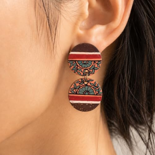 Image of Boho Chic Earrings Collection - Colorful Tassel, Chandeliers, Hoops & Huggies for Women