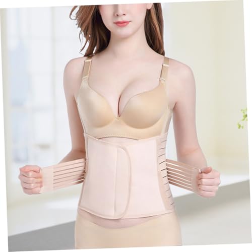 Faja postparto para abdomen y soporte lumbar beige miniatura 7
