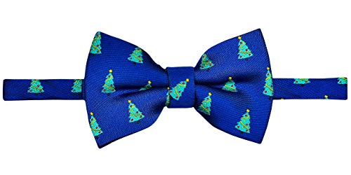 Retreez Christmas Joyful Christmas Tree Pattern Pre-tied Boy's Bow Tie