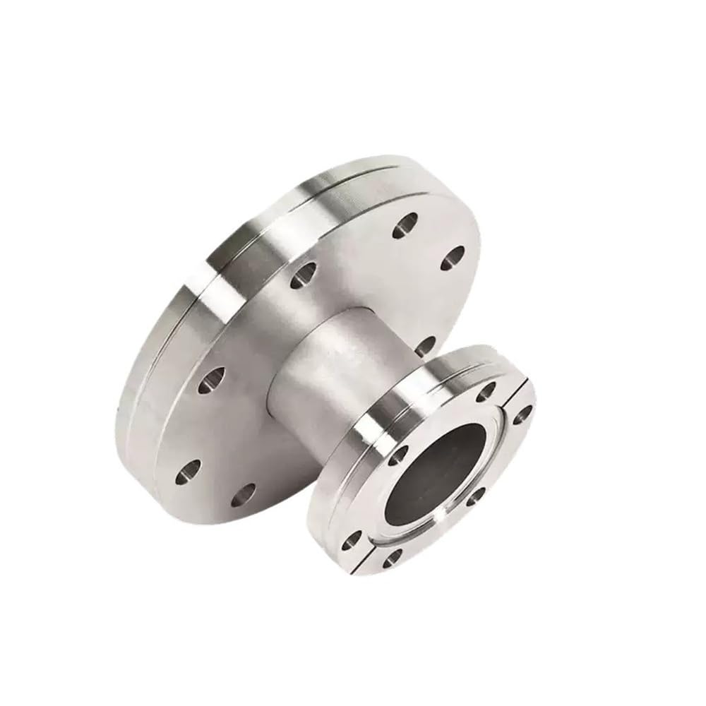 Loacea One Color Vacuum Reducing Adapter Conflat 25 To Vacuum Pipe Joint, 304 Stainless Steel Flange, Adapter 1Pc