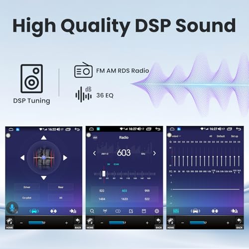 Image of [8Core 4G+64G] Car Radio for Cadillac ATS XTS SRX CTS 2013-2018: 9.7 inch HD Touch Screen Stereo Replacement with Wireless Carplay Android Auto 5GWiFi GPS Bluetooth FM AM DSP RDS SWC Backup Camera
