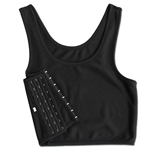 COSYOU Buckle Short Chest Breast Binder Sexy Breathable Sports Bra Teenagers Trans Lesbian Tomboy3