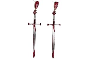 Gothic Vampire Bite Marks Dripping Blood Jewelry