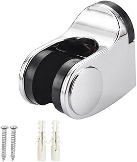 JINXM Adjustable Shower Holder Fixed Mounted Wall Bracket for Handheld Shower Head,On Wall Mount Shower Bracket for Handheld Shower Head Height Adjustable Holder, White