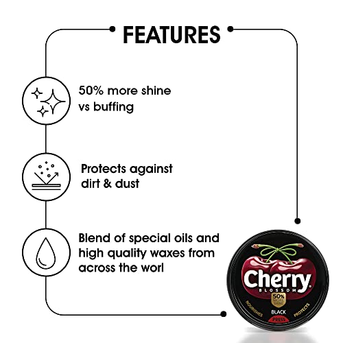 Cera para zapatos cuero negro 40 g Pack de 3 miniatura 2