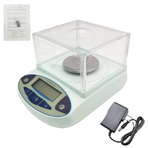 WYDDDARY Lab Scale 500gx0.001g Electronic Analytical Balance 3W Laboratory Electronic Scales High Precision Electronic Analytical Balance AC110-220V