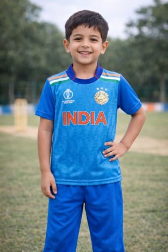 Image of Army Costume for Kids | Military Soldier Fancy Dress Outfit (Blue, 5-6 Years)