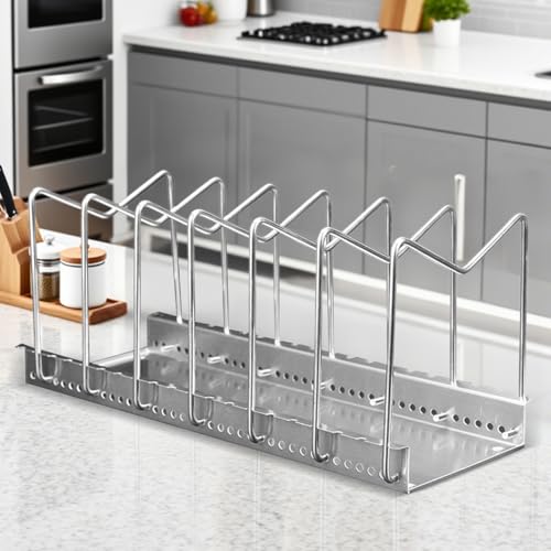 Soporte de 7 compartimentos multiusos para menaje de cocina y restaurante 4