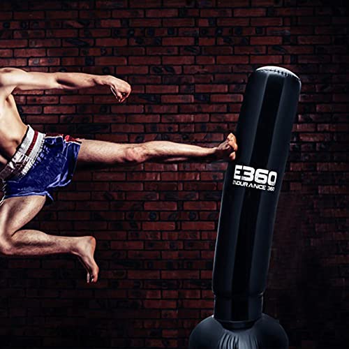Saco De Pancadas | 160cm PVC Inflável Saco de Boxe Pilha de Boxe Saco de Areia,Ferramenta de exercíc