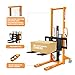 APOLLO Manual Pallet Stacker Hand Pallet Forklift 2200lbs Capacity 63