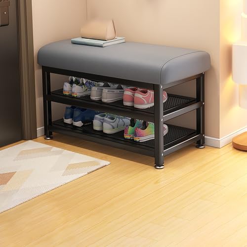 Banc d'entrée avec rangement pour gagner de la place dans un petit couloir