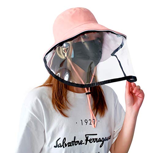 Protection Hat - Anti Saliva Anti-Spitting Splash Fog UV Hat with Face Shield