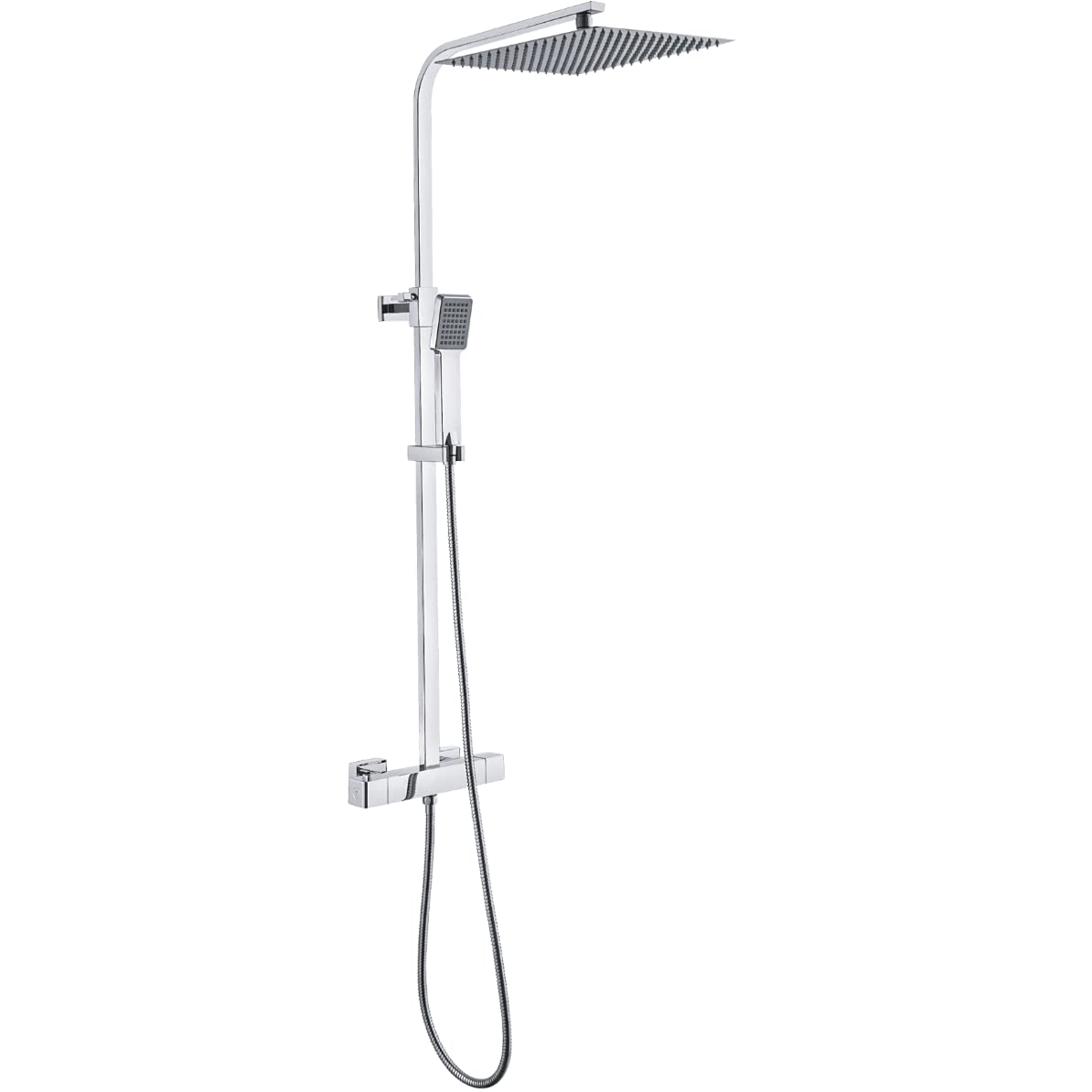 Essebagno Quartos colonne de douche chromée avec thermostatique 300