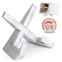 Cobenga Now Playing Vinyl-Schallplattenständer, Holzständer, Retro-Stil, drehendes Schallplattenzubehör – Rustikales Braun