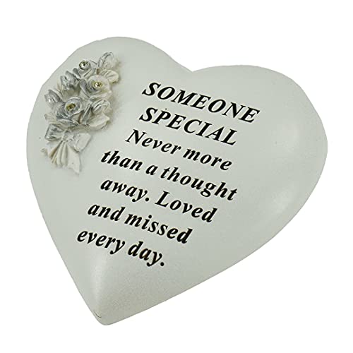 Someone Special Graveside Memorial Rose Heart Grave Plaque Ornament Decoration