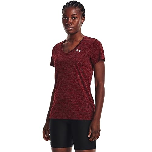 Image of Under Armour Womens Tech V-Neck Twist Short-Sleeve T-Shirt