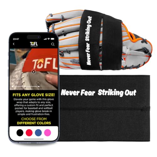 TOFL Baseball Glove Wrap Band for Break-in, Shaping & Glove