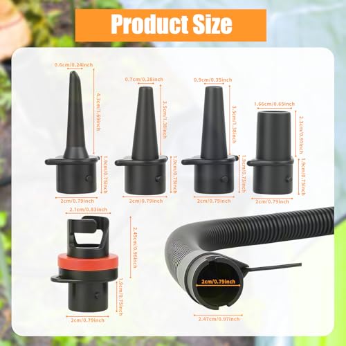 Inflatable Air Pump Hose Hand Pump Hose 1.2M Connector Replacement Inflator Accessories for Kayak Pool Mat Swimming Tent2