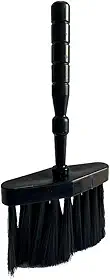 Espanador Figaro Nylon Vassourinha Tradicional para Barbeiro (PRETO)