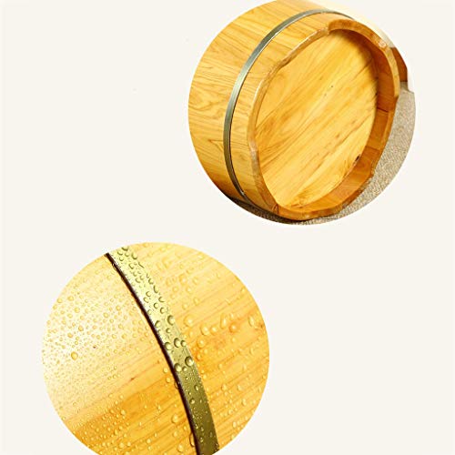 Barril de madera para spa de pies con cedro sólido miniatura 3