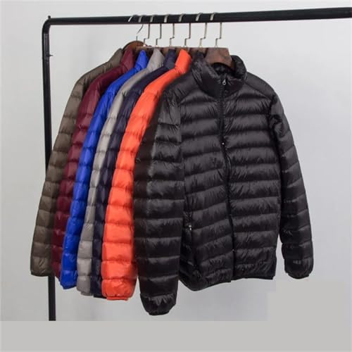 Winter Light Thin Down Jacket Men's Hooded Short Coat Lightweight Slim Coat Down Jackets Outwear4