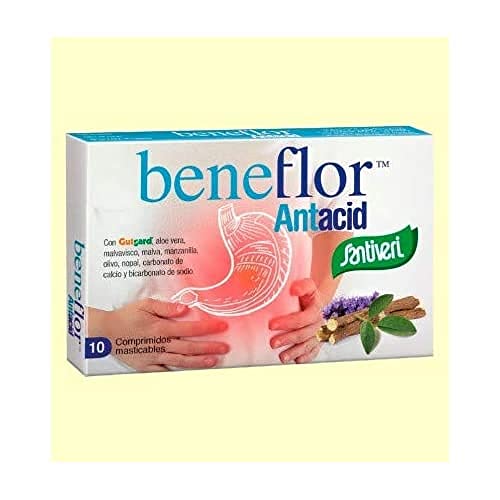 En Oferta Santiveri Beneflor Antiacid 10Comp. Mast, Negro, Estandar