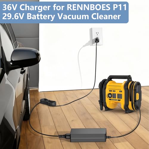 13.8V Adapter Charger for DeWalt DCC020IB Inflator Power Supply, Replacement for DeWalt 20V Inflator Cordless Tire Inflator Air Compressor Charging Cord