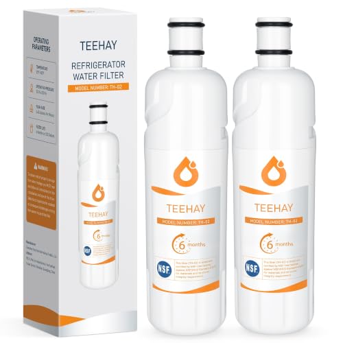 TEEHAY EDR2RXD1 W10413645A Water Filter 2 Replacement 2 Pack