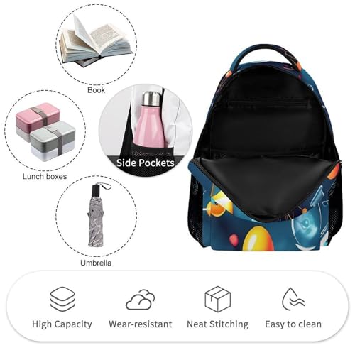 Abstract Science Chemistry Backpack for Travel, Ultra Durable Small Bookbag Lightweight Daypack for Women Men3