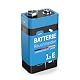 9V Lithium-Batterie Ansmann für Rauchmelder und Alarmsysteme