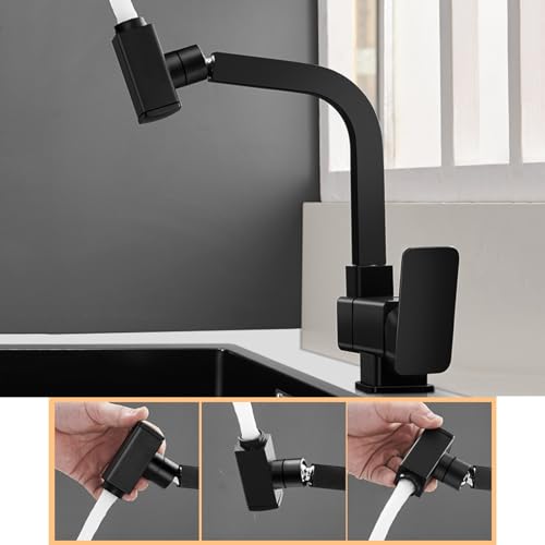 Robinet de cuisine rabattable noir fenetre bloquee solution evier