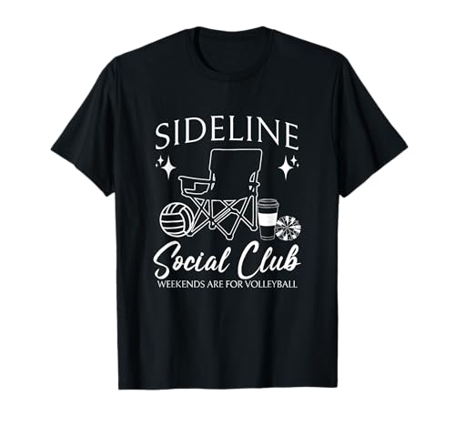 Sideline Social Club Volleyball Mom T-Shirt
