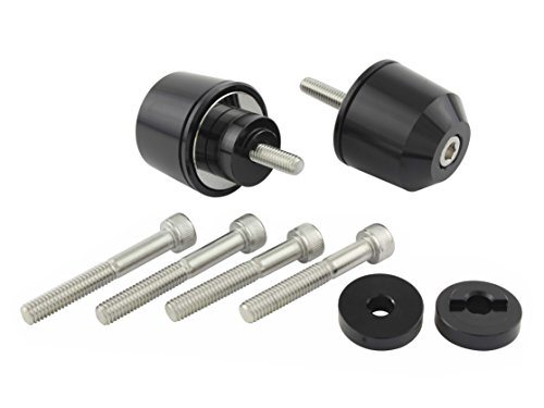 ポッシュ(POSH) ハンドルバーエンド ミドルウエイト ホンダ/スズキ M6 ブラック 032979-06