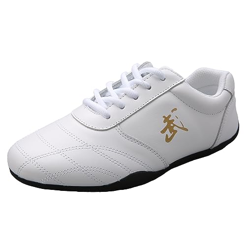 JiuQing Men's Martial Arts Shoes Tai Chi Training Shoes Soft Bottom Non-Slip Barefoot Wing Chun Shaolin Kung Fu Shoes