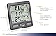 TFA Dostmann Funk-Thermometer Trio – Basisstation + 2 Sender (inkl. wasserdichtem Kabelsensor), 30.3062.10, 100 m Reichweite, Temperaturalarm & Min/Max – für Kühlschrank, Aquarium, Pool, grau