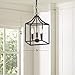 Umeway Houzlamod Marden 3-Light Chandelier, Industrial Style Lighting for Entryway,Hallway and