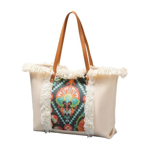 Sac de plage ethnique chic idéal pour le shopping et les trajets
