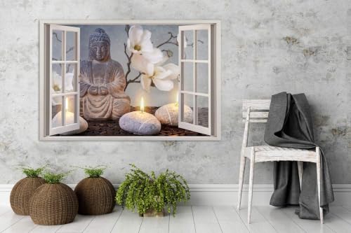 Lienzo de Buda y velas decorativas para transformar tu hogar en un spa 3