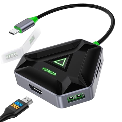 Estación de acoplamiento USB con adaptador HDMI y lector de tarjetas SD TF para portátil