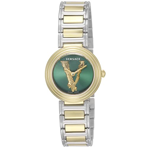 [���F���T�[�`] �r���v Virtus Mini ���B�[�i�X �~�j �O���[�������� �X�e�����X�X�`�[�� �T�t�@�C���K���X �N�H�[�c Quartz 28MM VET300821 ���f�B�[�X �S�[���h [���s�A���i]