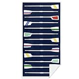 ChalkTalkSPORTS Crew Premium Beach Towel | Rowing Oars