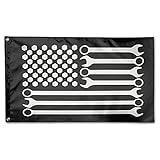 HNRYEV Mechanic American Flag Flag Polyester Flag Indoor/Outdoor Banner Flags 3x5 Best Gift