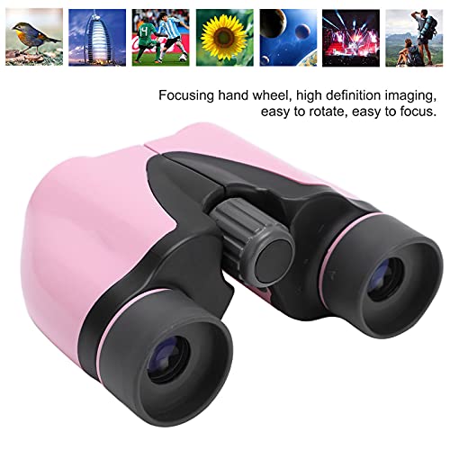 Mini binóculos portáteis 6x18 com textura delicada e design antiderrapante para uso infantil, lente