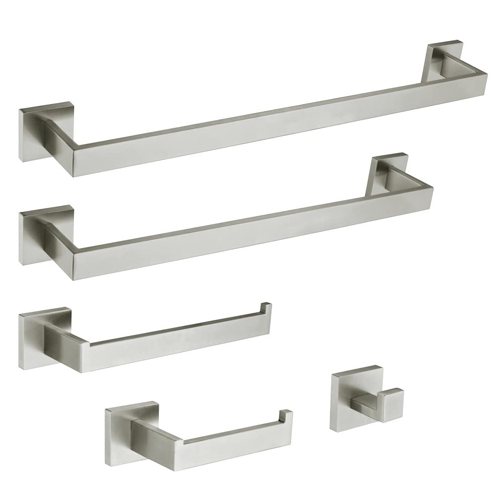 Kingston Brass BAHK6012478SN Markus Bathroom Hardware Set, Brushed Nickel
