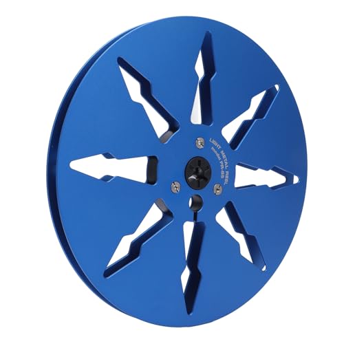Generic Empty Tape Reel, Stable 7 Inch Recording Open Reel Tape with a 1/4 Inch Screw for 1/4 Inch Adhesive Tape (Blue)