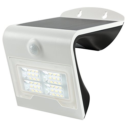 Preisvergleich Produktbild HEITRONIC Solar LED Wandleuchte BRIGHT Wandfluter mit Bewegungsmelder Sensor Solarleuchte