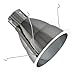 Halo 60VCWF Reflector, 6" Vertical, Open, Specular Clear, White Flange