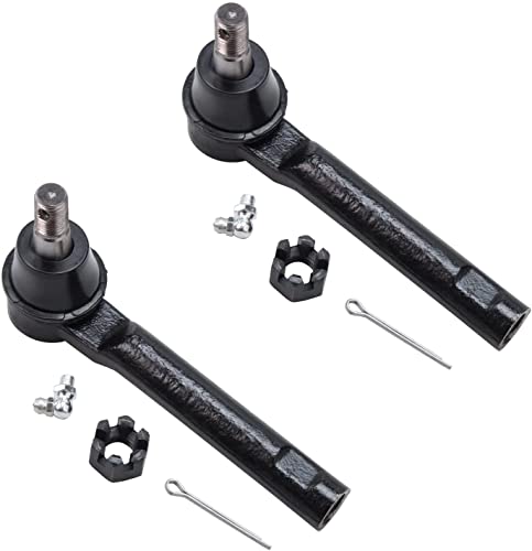 Image of Detroit Axle - 3.5L Front Lower Control Arms w /Ball Joint Sway Bars Outer Tie Rods Replacement for 2004-2009 Nissan Quest - 6pc Set