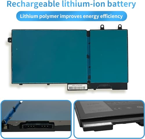 Batterie Dell Latitude 5400 5500 - 11.4V 51Wh pour portable Precision 3540
