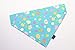 Easter over the collar dog bandana, handmade pastel color spring slip on pet bandana (Easter Egg Multi Dot, Large)